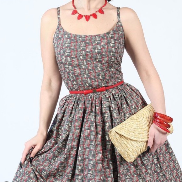 Tatyana Boutique Sandra Dress in Matchstick - Picture 2 of 6